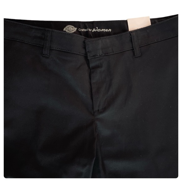 Dickies Women's Slim Fit Bootcut Stretch Pants 12 Short NWT - Picture 13 of 16